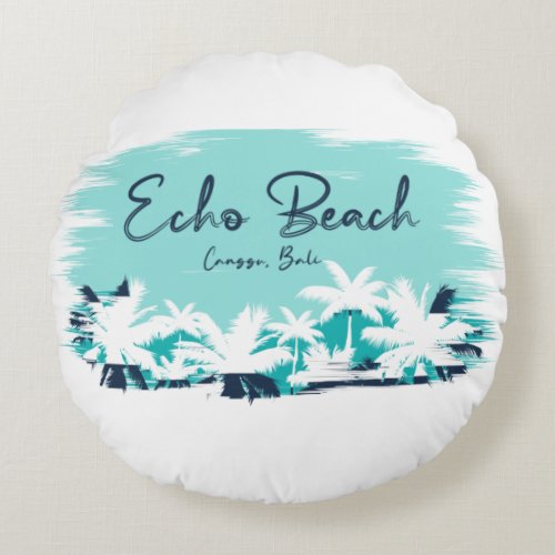 Echo Beach Kissen Round Pillow