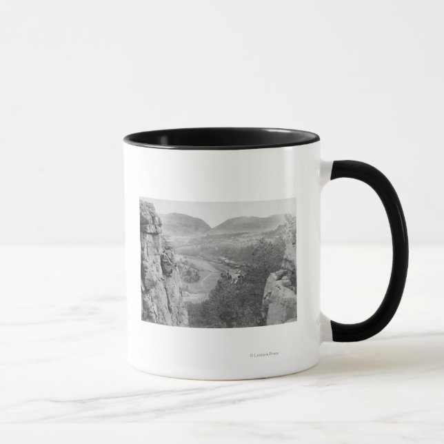 Echo Canyon Looking through Sioux Pass Photograp Mug (Right)