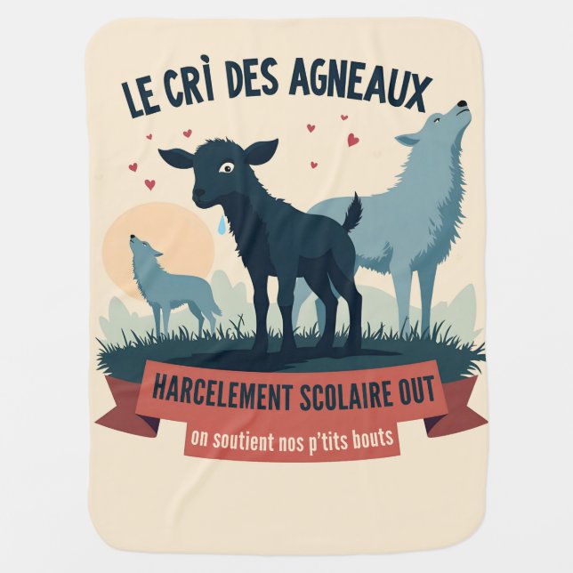 Écho Contre l’Oppression - Badge #BalanceTonTyra Baby Blanket (Front)