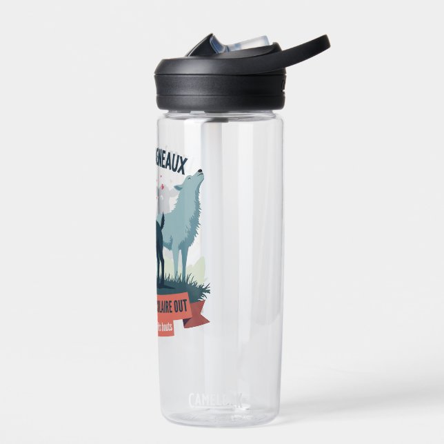 Écho Contre l’Oppression - Badge #BalanceTonTyra Water Bottle (Left)