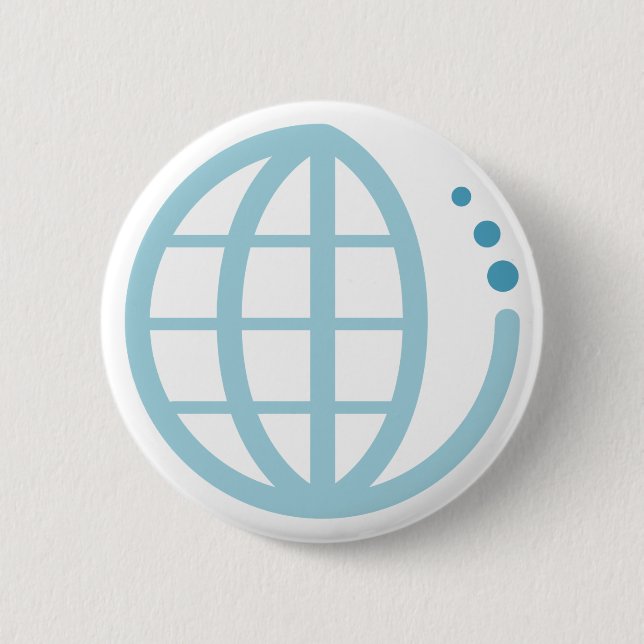 echo earth : conserve water pinback button (Front)