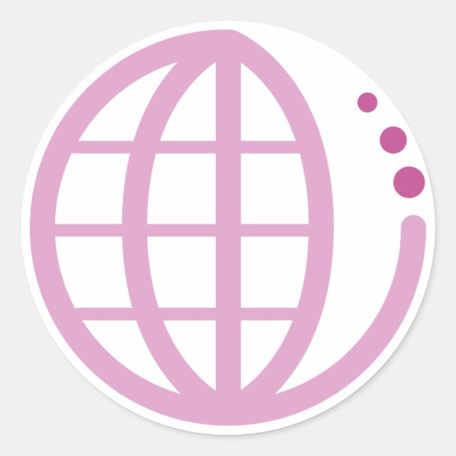 echo earth : mother earth classic round sticker (Front)