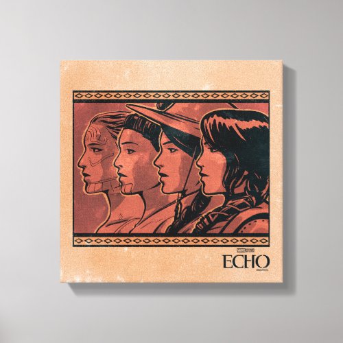 Echo Family Graphic Canvas Print