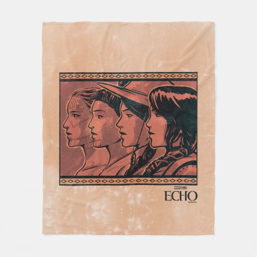 Echo Family Graphic Fleece Blanket