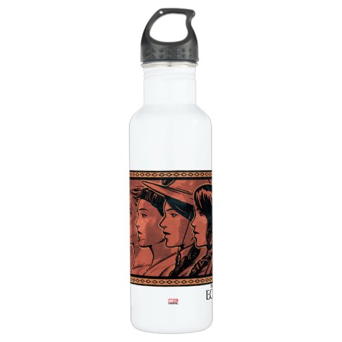 Echo Family Graphic Stainless Steel Water Bottle