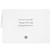 Echo, glorydaysphotography cards (Back Horizontal)