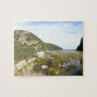 Echo Lake Beach at Acadia National Park Jigsaw Puzzle