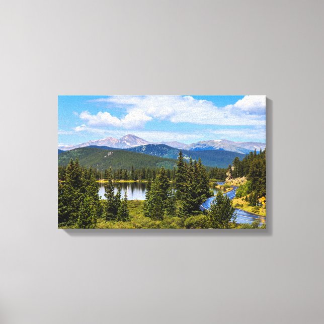 Echo Lake, Colorado Canvas Print (Front)