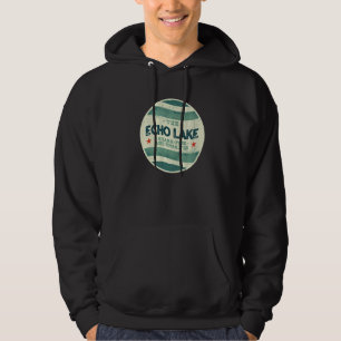 Echo Lake Shark Free and Unsalted Camping Maine Ca Hoodie