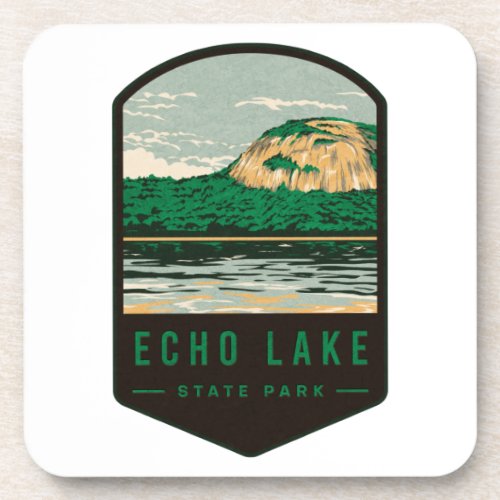 Echo Lake State Park Beverage Coaster