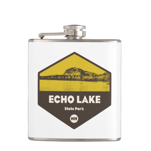 Echo Lake State Park New Hampshire Flask