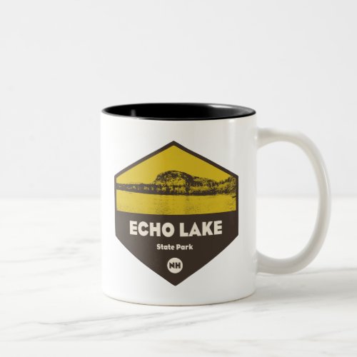 Echo Lake State Park New Hampshire Two_Tone Coffee Mug