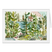 Echo Lake watercolor (Front Horizontal)