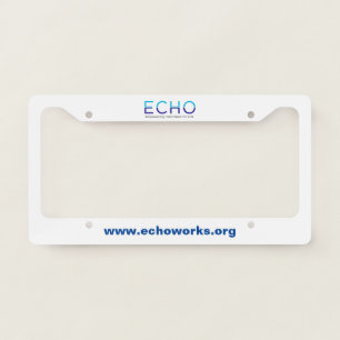 ECHO Logo License Plate Cover