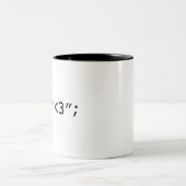 Echo Love PHP HTML Web Designer Developer Two-Tone Coffee Mug (Center)