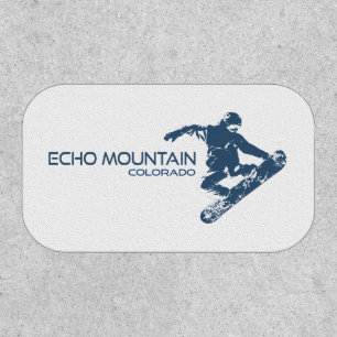 Echo Mountain Colorado Snowboarder Patch