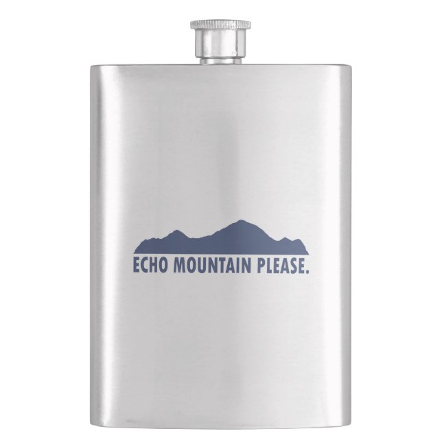 Echo Mountain Please Flask (Front)