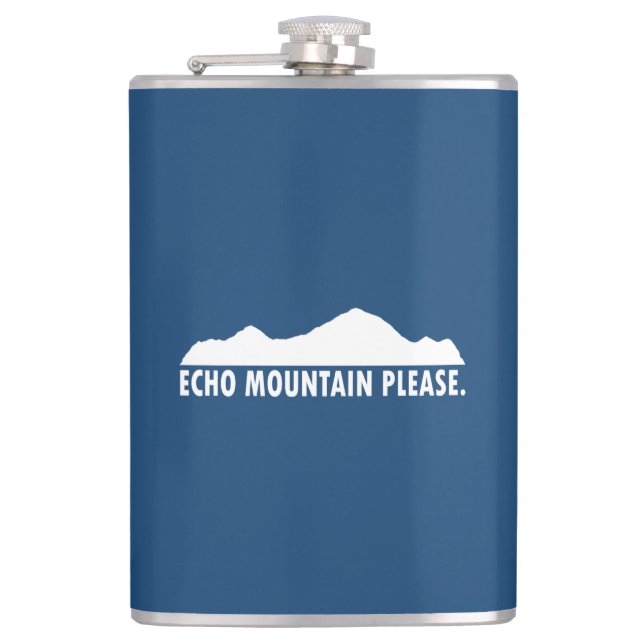 Echo Mountain Please Flask (Front)