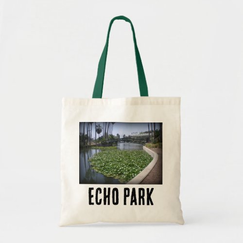Echo Park Lake in Los Angeles, California Tote Bag
