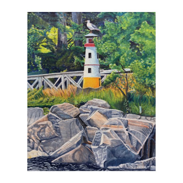 Echo Point Lighthouse Acrylic Print (Front)