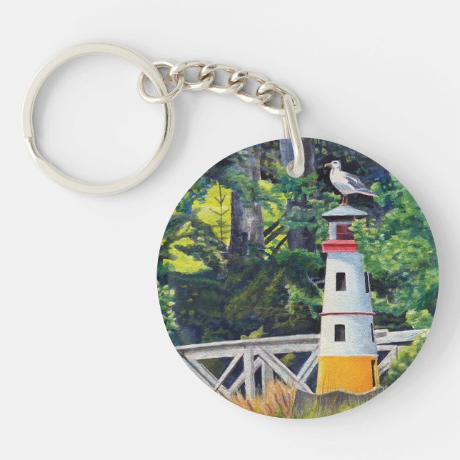 Echo Point Lighthouse Keychain (Front)
