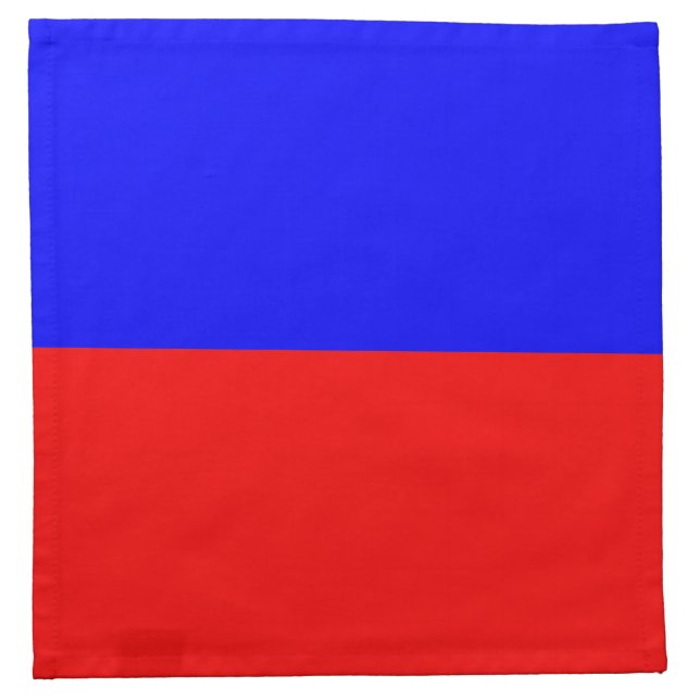 Echo red and blue napkin (Front)
