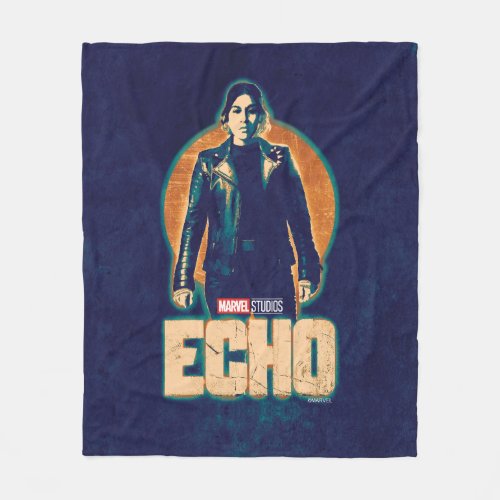 Echo Stylized Graphic Fleece Blanket