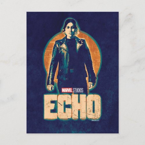 Echo Stylized Graphic Postcard