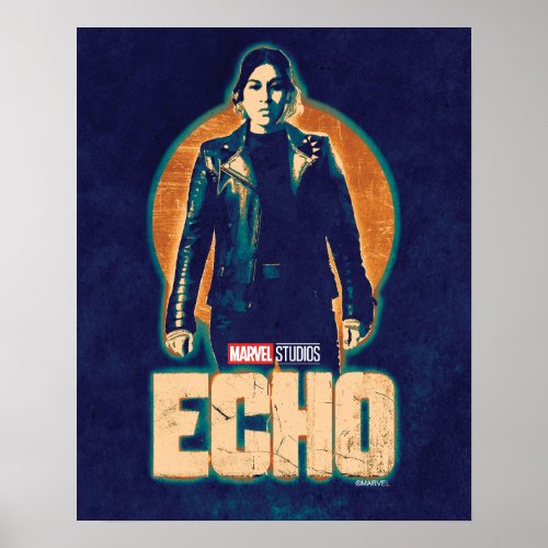 Echo Stylized Graphic Poster