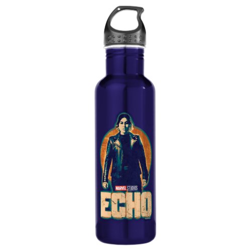 Echo Stylized Graphic Stainless Steel Water Bottle