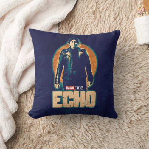 Echo Stylized Graphic Throw Pillow