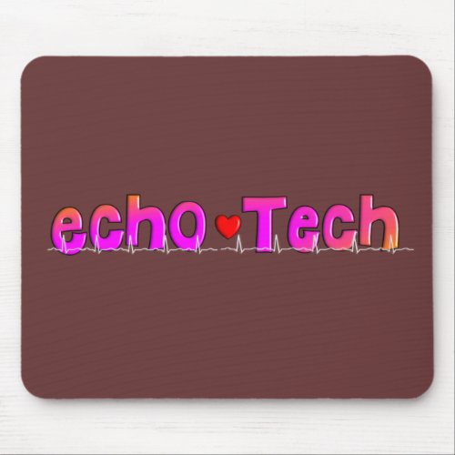 Echo Tech Cardiac Echo Tech Gifts Mouse Pad