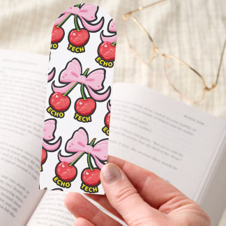 Echo Tech Coquette Bow & Cherries Bookmark
