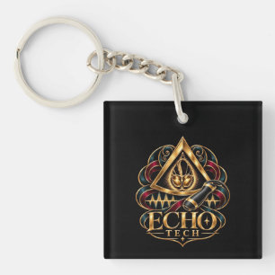 Echo Tech - Echocardiographer - Sonographer Keychain