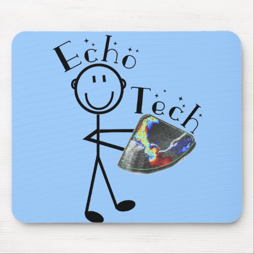 Echo Tech Gifts Cardiac Echo Technician Mouse Pad