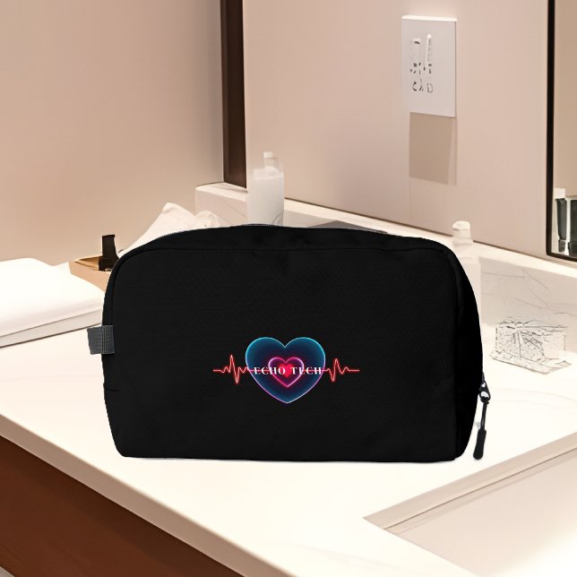 Echo tech | Heartbeat | EKG Dopp Kit (Echo tech _ Heartbeat _ EKG Toiletry Bag)