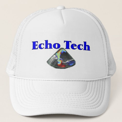 Echo Technician Gifts Cardiac Echo Tech Trucker Hat