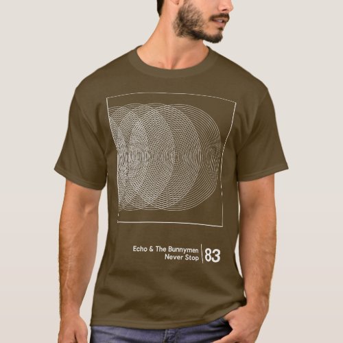 Echo The Bunnymen Minimalist Style Graphic Artwork T_Shirt