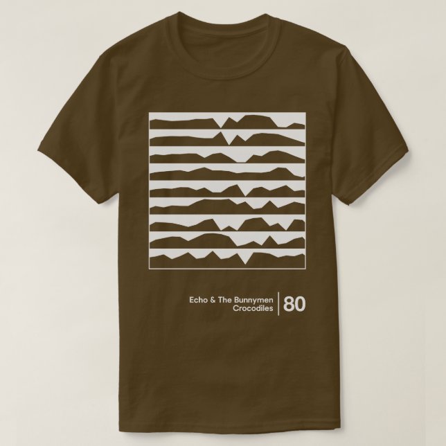 Echo The Bunnymen Minimalist Style Graphic Artwork T-Shirt (Design Front)