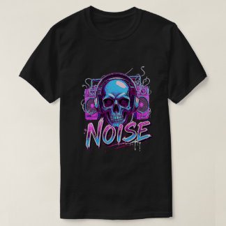 Echo the Noise – Boombox Skull Streetwear T-Shirt