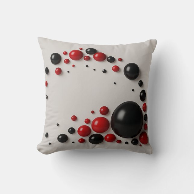 Echo Urban 3D Throw Pillow (Front)