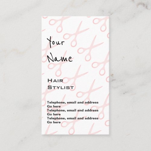 Echoes Hair Stylist Price Cards