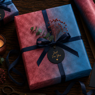 Echoes in Bluefire Wrapping Paper Sheets