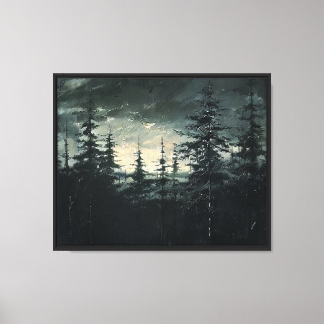Echoes in the Pines Canvas Print (Front)