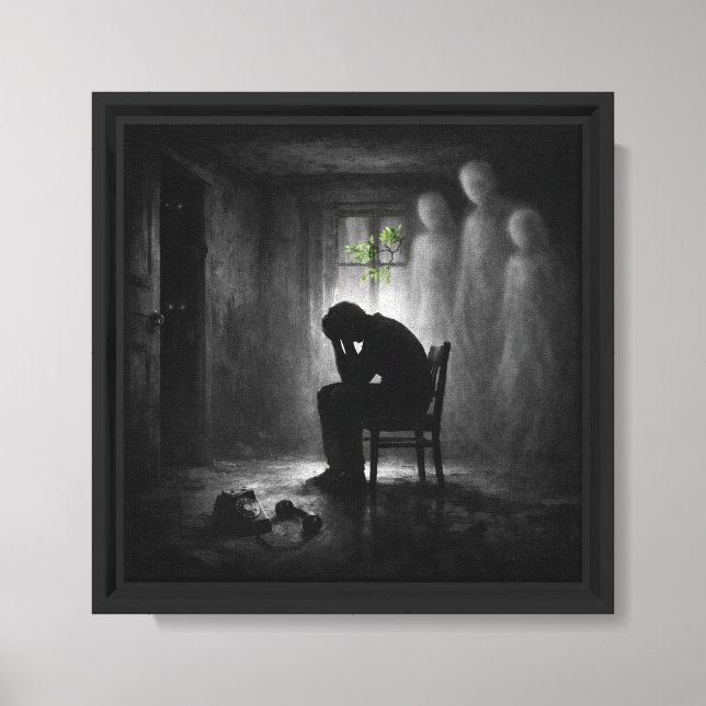 Echoes in the Silent Room Canvas Print (Front)