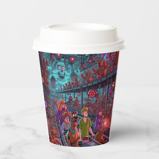 Echoes in the Toy Works Paper Cups (Front)