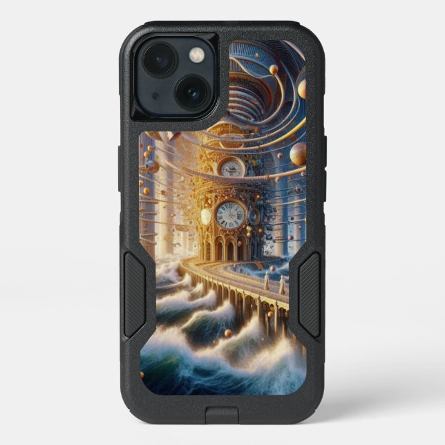 Echoes of '73: The Chronos Ocean's Labyrinth Otterbox iPhone Case (Back)