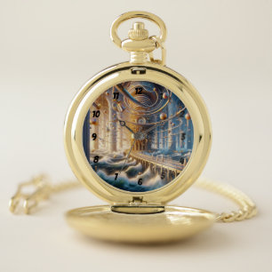 Echoes of '73: The Chronos Ocean's Labyrinth Pocket Watch