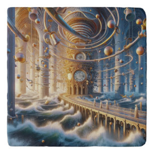 Echoes of '73: The Chronos Ocean's Labyrinth Trivet