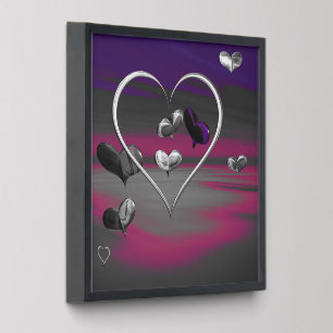 Echoes of a Metallic Romance  Peel And Stick Photo Tile
